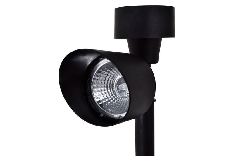 Utendørs Solcelledrevet LED Spotlys Svart 12 stk - Belysning - Utendørsbelysning - Spotlights utendørs