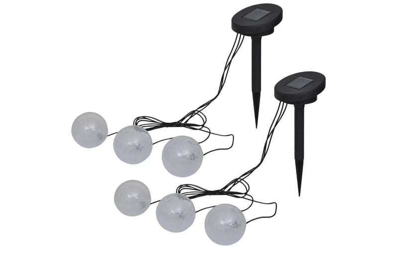 Flytende lamper 6 stk LED for dam og basseng - Belysning - Utebelysning - Bassengbelysning