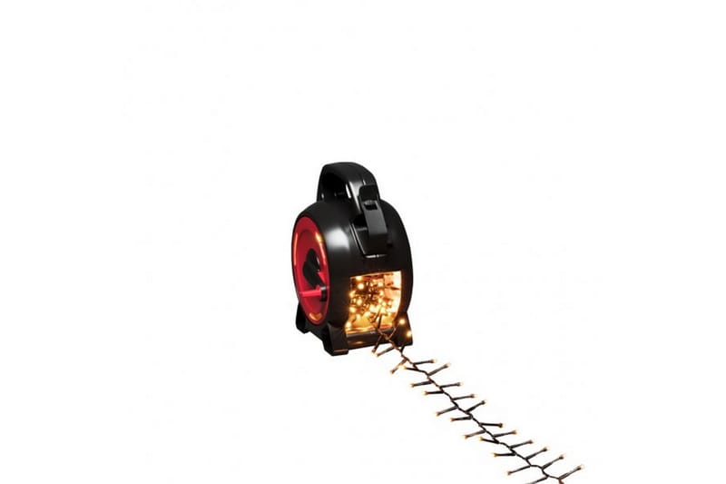 Kabelsnelle, 300 amber LED Svart/Rød - Konstsmide - Belysning - Utebelysning - Lyslenke