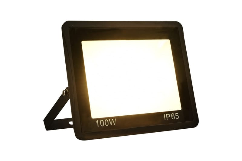 LED-flomlys 100 W varmhvit - Svart - Belysning - Utebelysning - Lyskaster