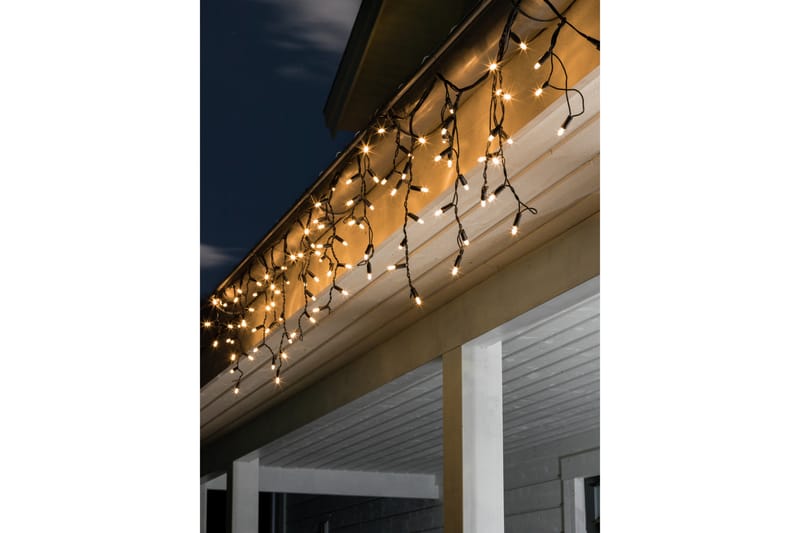 Tillegg istapp 100 LED Svart - Konstsmide - Hagemøbler - Balkong - Balkong belysning