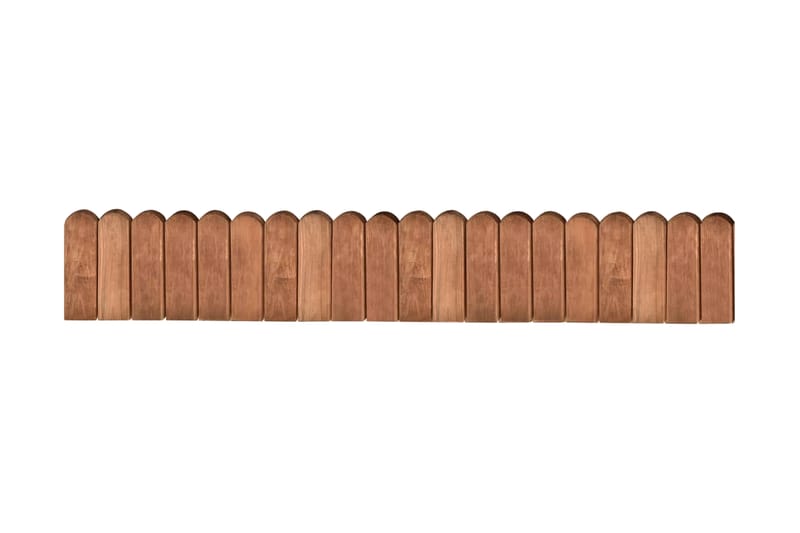 Hagekantruller 3 stk 120 cm impregnert furu - Brun - Hage - Dyrking & hagearbeid - Dyrking - Plantestøtte - Bedkant