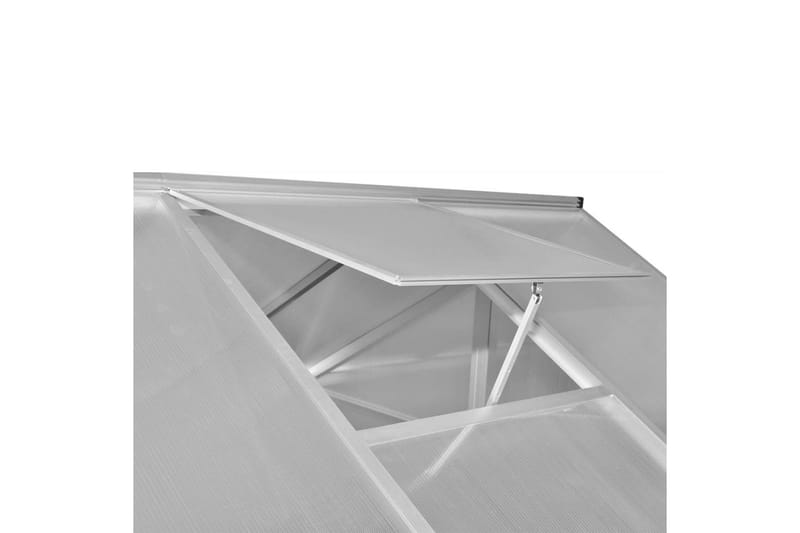 Drivhus forsterket aluminium 9,025 m² - Hage - Dyrking & hagearbeid - Drivhus