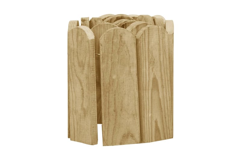 Hagekantruller 2 stk 120 cm impregnert furu - Grønn - Hage - Dyrking & hagearbeid - Dyrking - Plantestøtte - Bedkant
