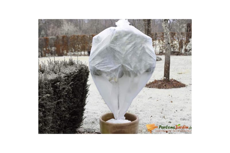 Nature Vintertrekk fleece 30 g/m² hvit 0,64x10 m - Hage - Dyrking & hagearbeid - Dyrking - Planting & forkultivering - Plastnett & hagenett