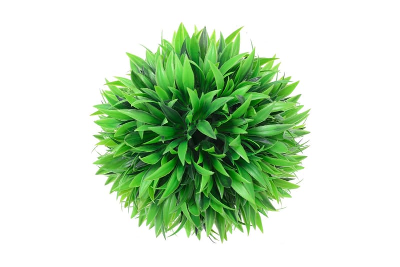 Kunstige buksbomballer 2 stk 20 cm - grønn - Hage - Dyrking & hagearbeid - Planter - Hekkplanter - Buksbom