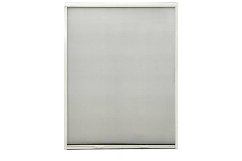 Nedrullbar insektskjerm for vinduer hvit 130x170 cm - Hvit - Hage - Hagedekorasjon & utemiljø - Myggnett