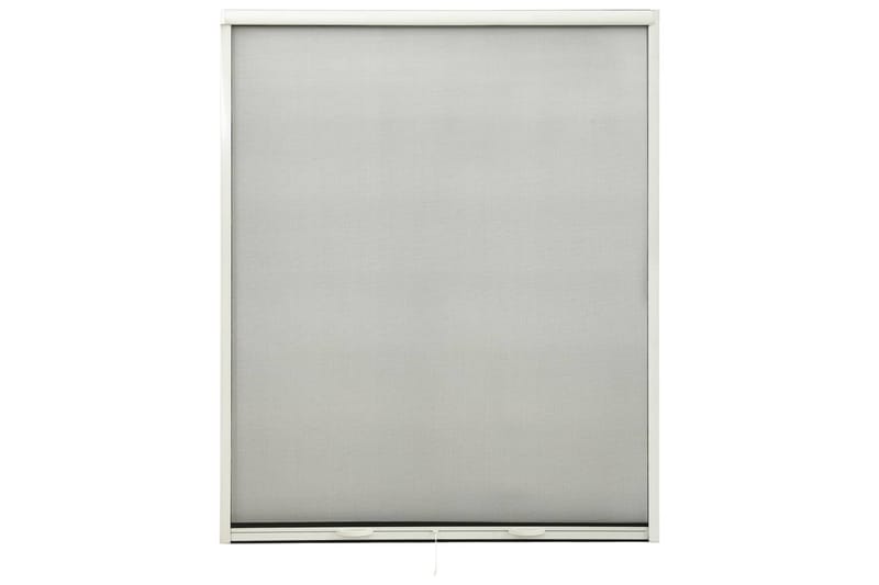 Nedrullbar insektskjerm for vinduer hvit 160x170 cm - Hvit - Hage - Hagedekorasjon & utemiljø - Myggnett