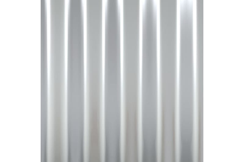 Takpaneler 12 stk pulverlakkert stål sølv 100x36 cm - Hage - Utemiljø - Hagedekorasjon - Entretak & skjermtak