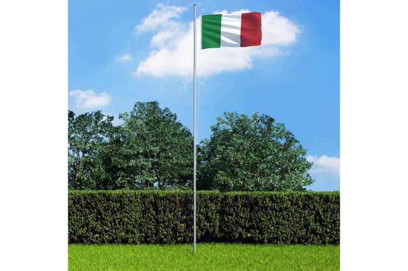 Italiensk flagg 90x150 cm - Flerfarget - Hage - Utemiljø - Hagedekorasjon - Flaggstang & flagg