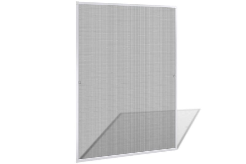 Hvit insektskjerm for vinduer 130 x 150 cm - Hvit - Hage - Utemiljø - Hagedekorasjon - Myggnett