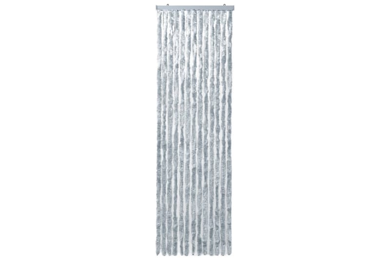 Insektgardin hvit og grå 56x200 cm chenille - Hage - Utemiljø - Hagedekorasjon - Myggnett