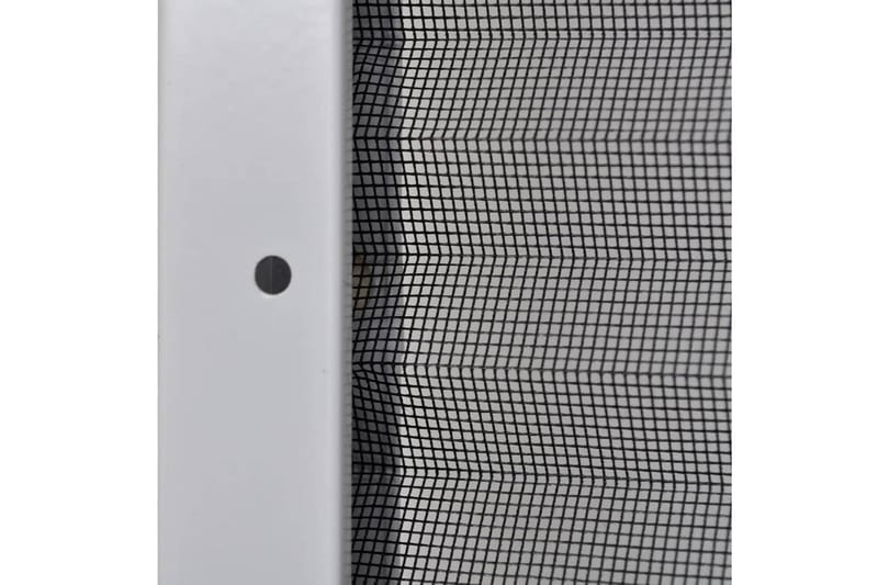 Plissert insektskjerm for vindu aluminium 100x160 cm - Hage - Utemiljø - Hagedekorasjon - Myggnett
