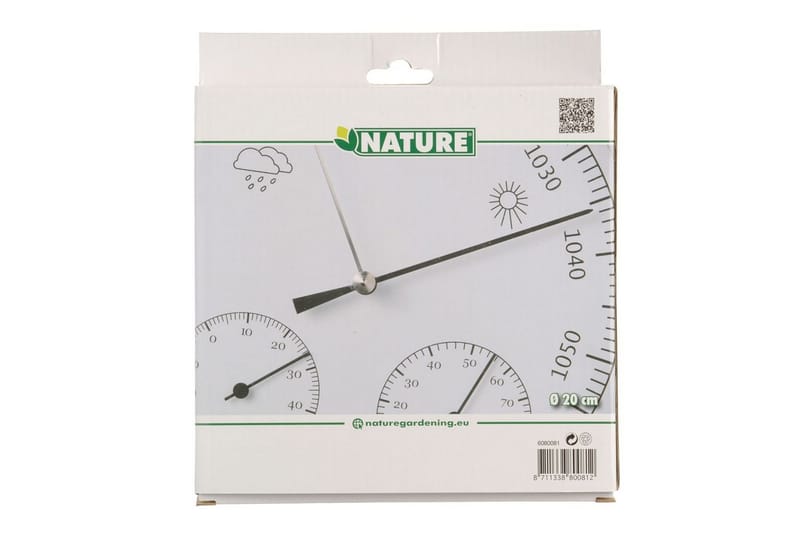 Nature 3-i-1 Barometer med termometer og hygrometer 20 cm - Hage - Utemiljø - Hagedekorasjon - Regn & temperatur - Utetermometer