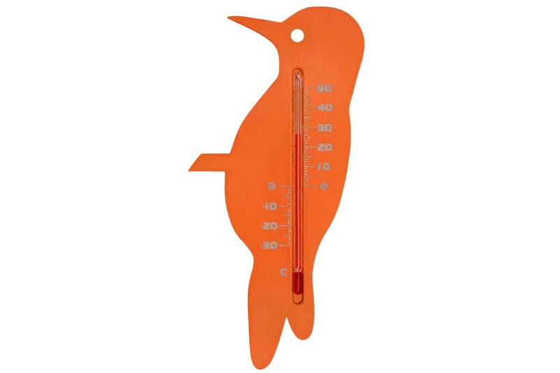 Nature Utendørs veggtermometer finkefugl oransje - Hage - Utemiljø - Hagedekorasjon - Regn & temperatur - Utetermometer