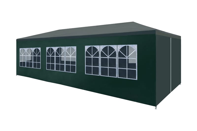 Festtelt 3x9 m grønn - Hage - Utemiljø - Utendørsoppbevaring - Hagetelt & oppbevaringstelt