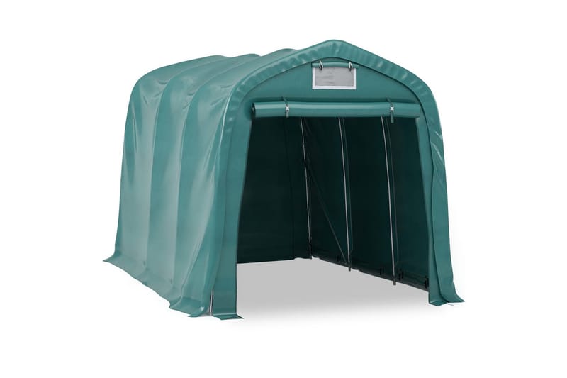 Garasjetelt PVC 2,4x3,6 m grønn - grønn - Hus & oppussing - Garasje & verksted - Carport - Enkel carport
