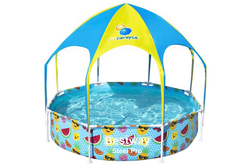 Bestway Frittstående barnebasseng Steel Pro UV Careful - Flerfarget - Hage - Utendørsbad - Basseng - Frittstående basseng
