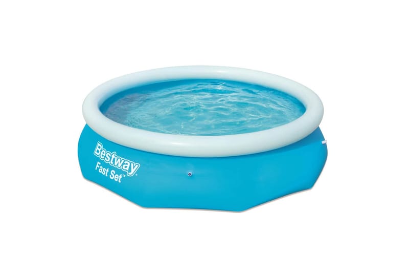 Bestway Oppblåsbart svømmebasseng Fast Set rundt 305x76 cm - Blå - Hage - Utendørsbad - Basseng - Oppblåsbart basseng & plastbasseng