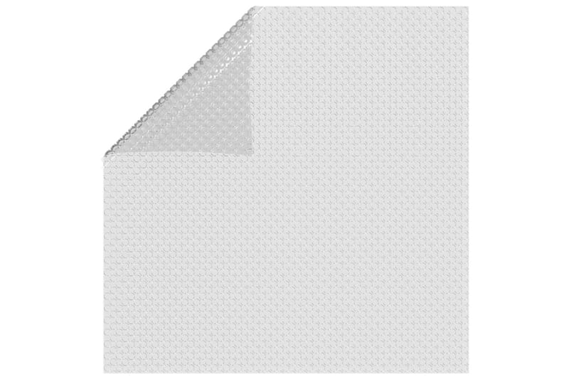 Flytende solarduk til basseng PE 500x300 cm grå - Grå - Hage - Utendørsbad - Bassengtilbehør - Bassengduk & liner
