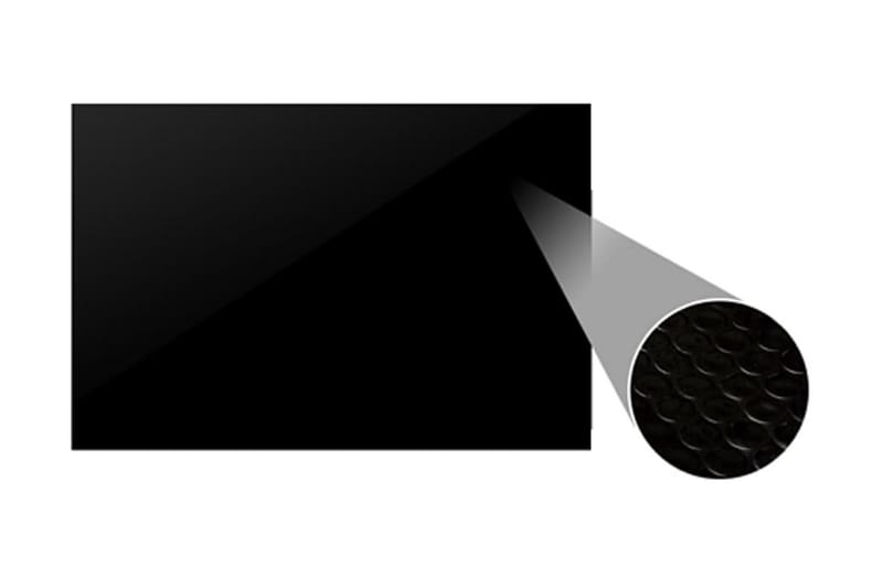 Bassengtrekk rektangulært 1000x600 cm PE svart - Svart - Hage - Utendørsbad - Bassengtilbehør - Bassengbeskyttelse - Bassengtrekk & bassengbeskyttelse