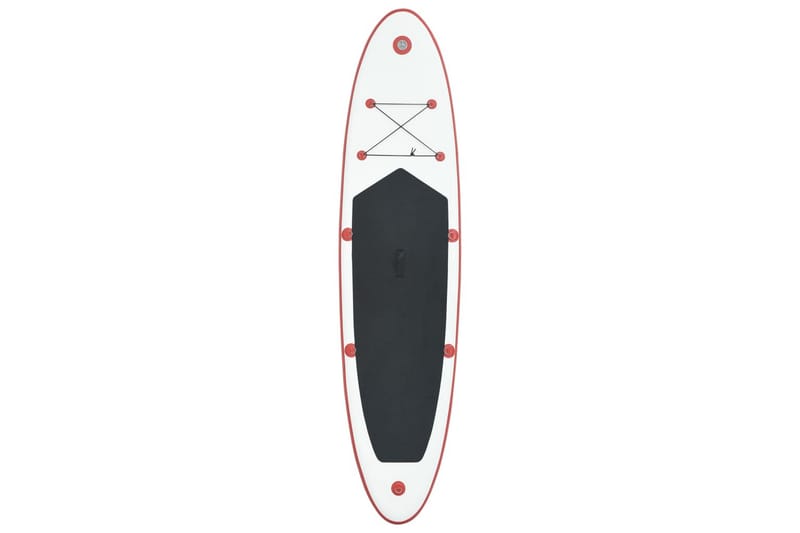 Oppblåsbart SUP-brettsett rød og hvit - Rød - Sport & fritid - Friluftsliv - Kano & kayak - Kajakkpadling