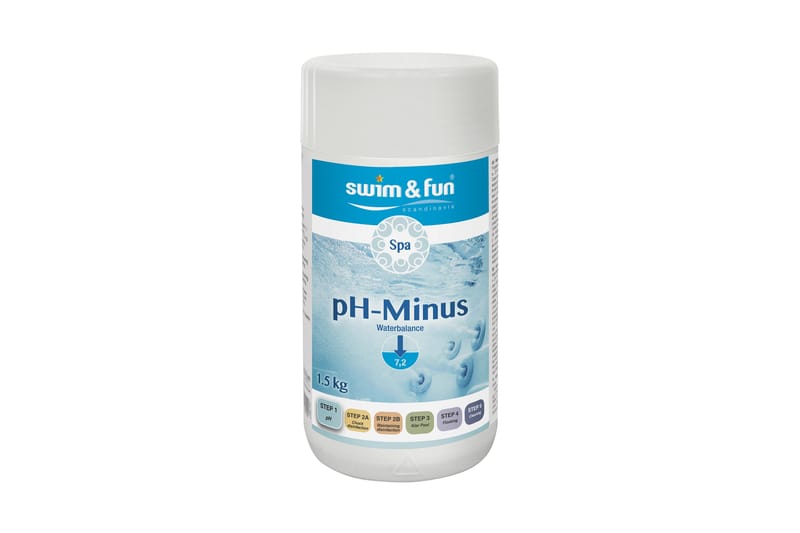 Swim & Fun pH-Minus Spa 1,5 kg - Hage - Utendørsbad - Rengjøring til basseng - Basseng kjemi & klortabletter