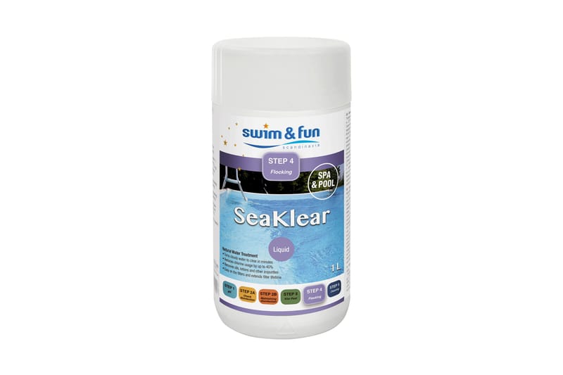 Swim & Fun Sea Klear 1L - Hage - Utendørsbad - Rengjøring til basseng - Basseng kjemi & klortabletter