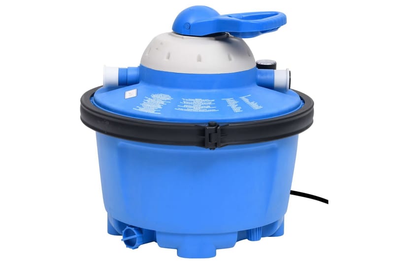 Sandfilterpumpe blå og svart 385x620x432 mm 200 W 25 L - Hage - Utendørsbad - Rengjøring til basseng - Sirkulasjonspumpe & bassengpumpe