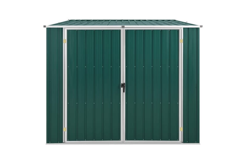Hageskur grønn 195x198x159 cm galvanisert stål - grønn - Hage - Uterom & feriehus - Lagringshus & boder - Redskapsboder
