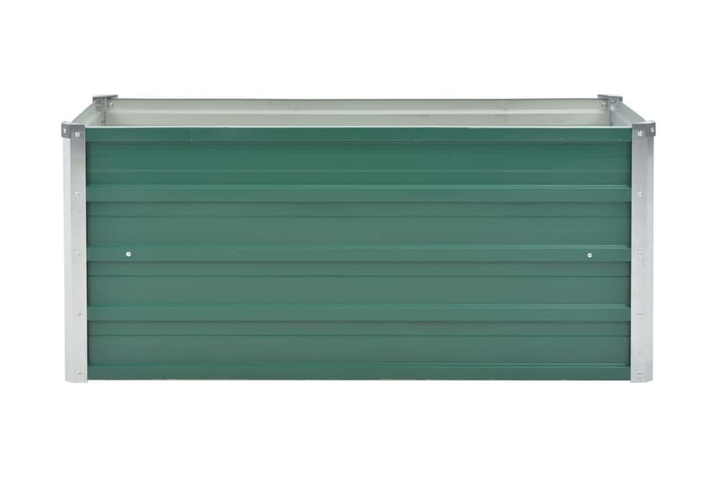 Høybed galvanisert stål 100x40x45 cm grønn - Hagemøbler - Øvrig utendørs - Tilbehør utendørs - Hagekrukker