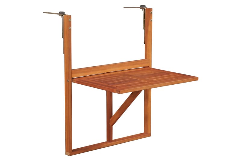 Hengende balkongbord 64,5x44x80 cm heltre akasie - Akasie - Hagemøbler - Balkong - Balkongmøbler - Balkongbord