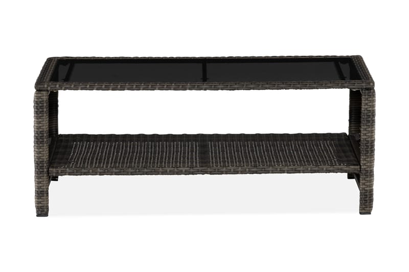 Wisconsin Bord 110 cm Kunstrotting/Grå/Brun - Grå - Hagemøbler - Balkong - Balkongmøbler - Balkongbord