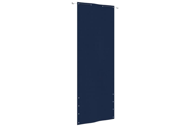 Balkongskjerm blå 80x240 cm oxfordstoff - Blå - Hagemøbler - Balkong - Sikkerhet & vindbeskyttelse balkong - Balkongbeskyttelse