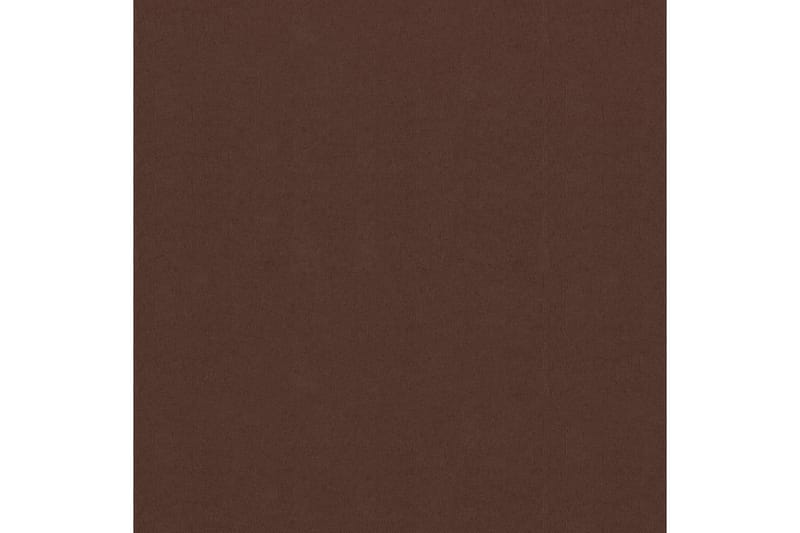 Balkongskjerm brun 120x500 cm oxfordstoff - Brun - Hagemøbler - Balkong - Sikkerhet & vindbeskyttelse balkong - Balkongbeskyttelse