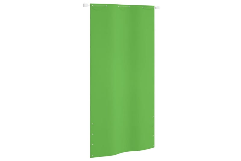 Balkongskjerm lysegrønn 120x240 cm oxfordstoff - grønn - Hagemøbler - Balkong - Sikkerhet & vindbeskyttelse balkong - Balkongbeskyttelse