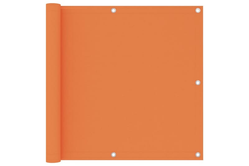Balkongskjerm oransje 90x300 cm oxfordstoff - Oransj - Hagemøbler - Balkong - Sikkerhet & vindbeskyttelse balkong - Balkongbeskyttelse
