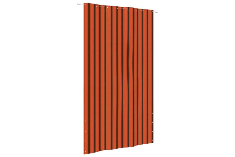 Balkongskjerm oransje og brun 160x240 cm oxfordstoff - Flerfarget - Hagemøbler - Balkong - Sikkerhet & vindbeskyttelse balkong - Balkongbeskyttelse
