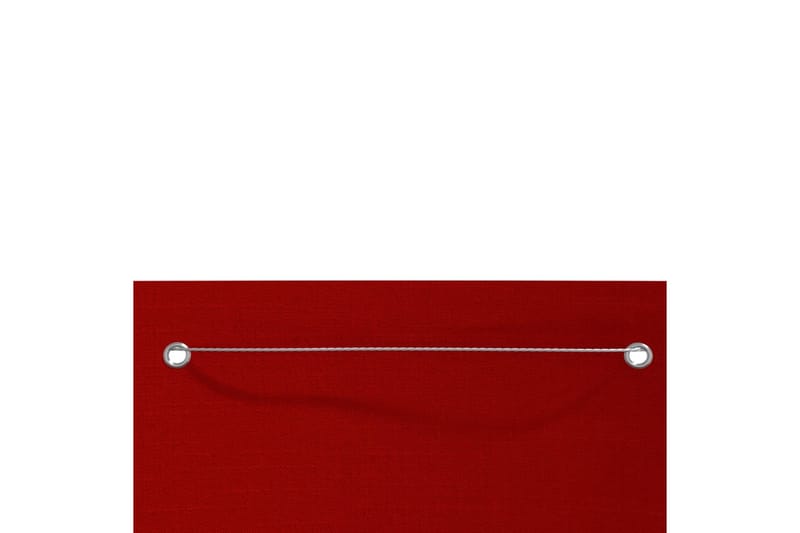 Balkongskjerm rød 140x240 cm oxfordstoff - Rød - Hagemøbler - Balkong - Sikkerhet & vindbeskyttelse balkong - Balkongbeskyttelse