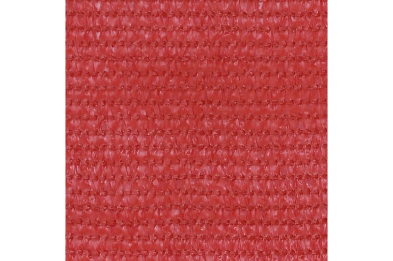 Balkongskjerm rød 90x500 cm HDPE - Rød - Hagemøbler - Balkong - Sikkerhet & vindbeskyttelse balkong - Balkongbeskyttelse