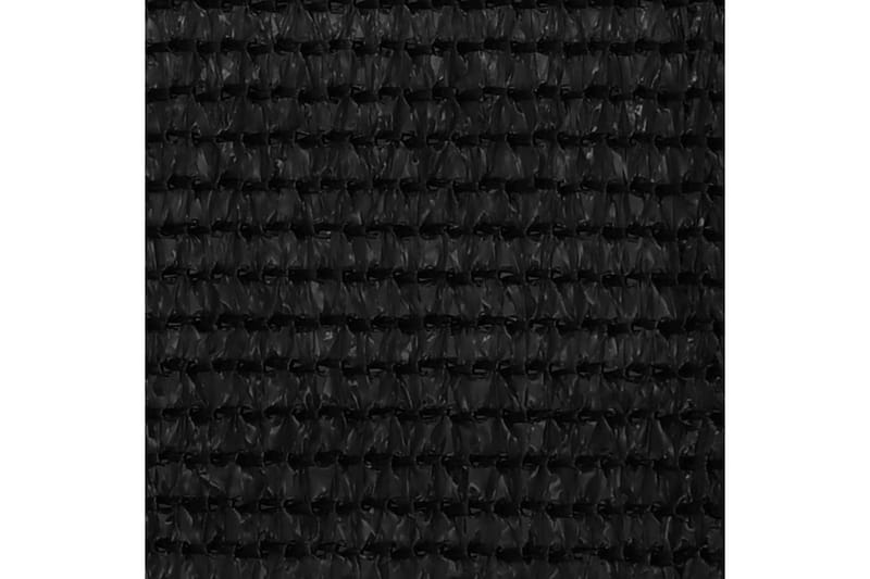 Balkongskjerm svart 90x500 cm HDPE - Svart - Hagemøbler - Balkong - Sikkerhet & vindbeskyttelse balkong - Balkongbeskyttelse