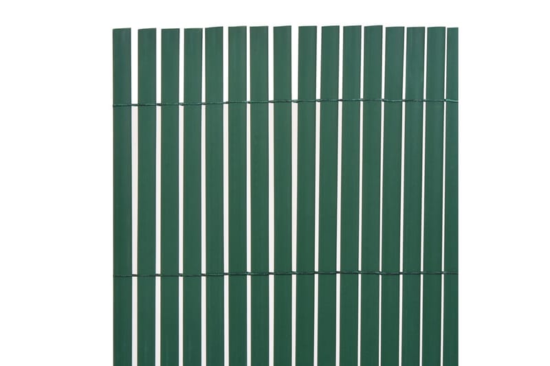 Dobbelsidet hagegjerde 110x300 cm grønn - grønn - Hagemøbler - Balkong - Sikkerhet & vindbeskyttelse balkong - Balkongbeskyttelse