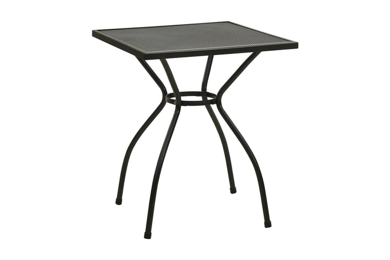 Bistrobord 60x60x70 cm stålnetting - Grå - Hagemøbler - Hagebord - Cafebord
