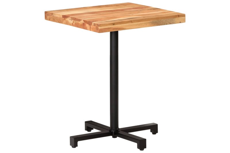 Bistrobord firkantet 60x60x75 cm heltre akasie - Brun - Hagemøbler - Hagebord - Cafebord