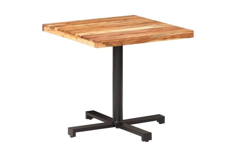 Bistrobord firkantet 80x80x75 cm heltre akasie - Brun - Hagemøbler - Hagebord - Cafebord