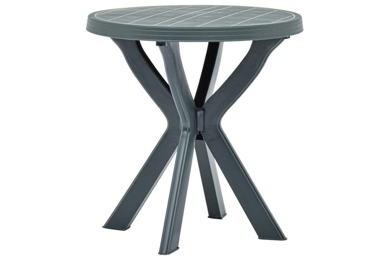 Bistrobord grønn Ø70 cm plast - Grønn - Hagemøbler - Hagebord - Cafebord