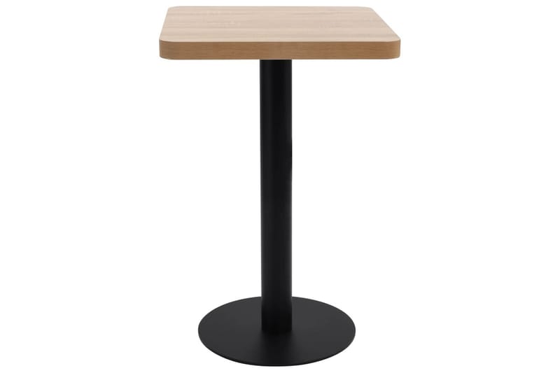 Bistrobord lysebrun 50x50 cm MDF - Brun - Hagemøbler - Hagebord - Cafébord