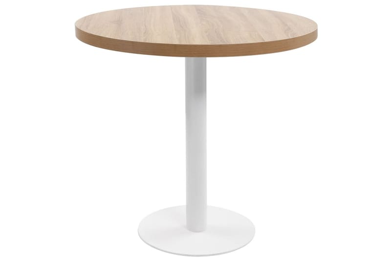 Bistrobord lysebrun 80 cm MDF - Brun - Hagemøbler - Hagebord - Cafébord