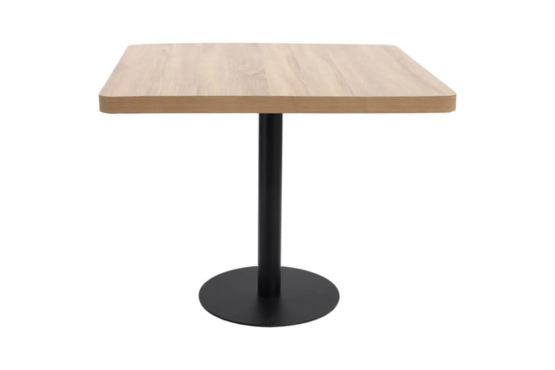 Bistrobord lysebrun 80x80 cm MDF - Brun - Hagemøbler - Hagebord - Cafebord