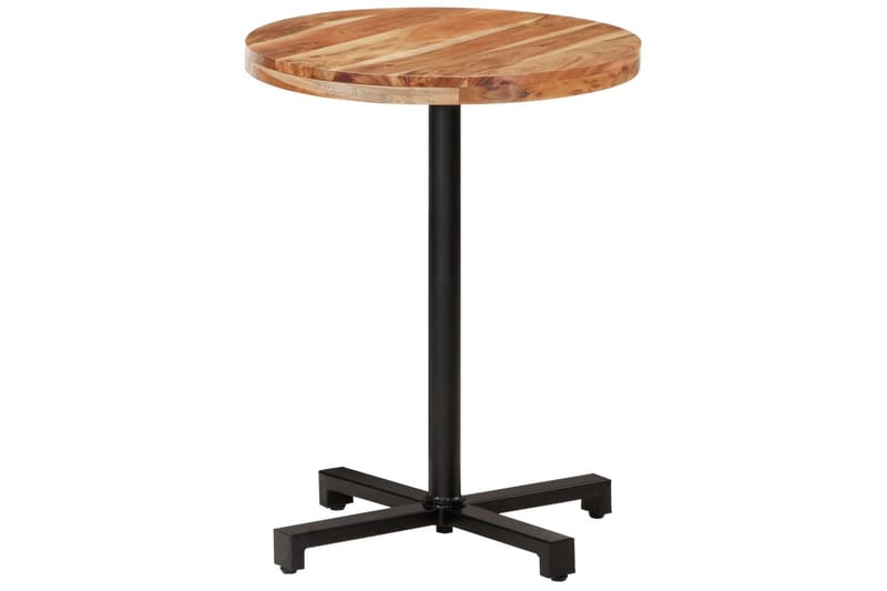 Bistrobord rundt Ø60x75 cm heltre akasie - Brun - Hagemøbler - Hagebord - Cafebord